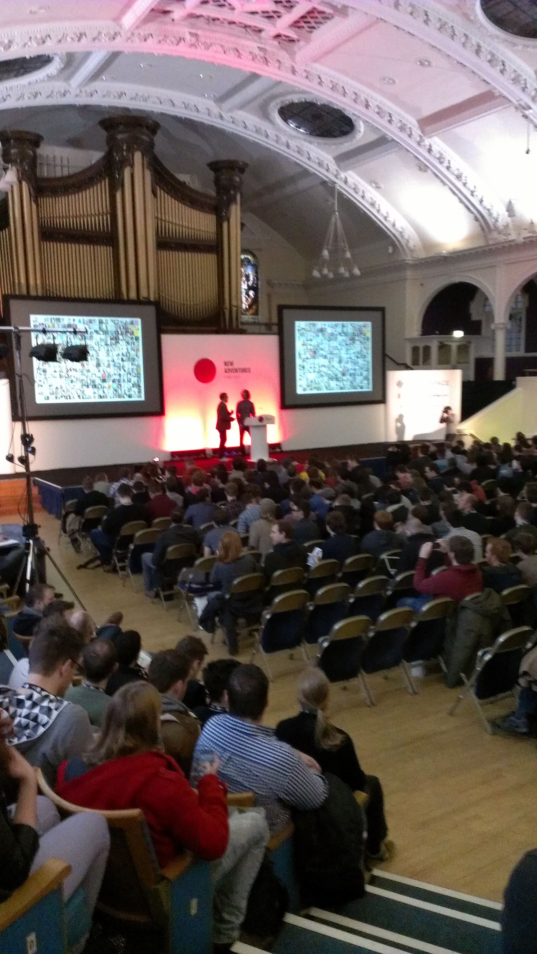 At the New Adventures Conference in Nottingham